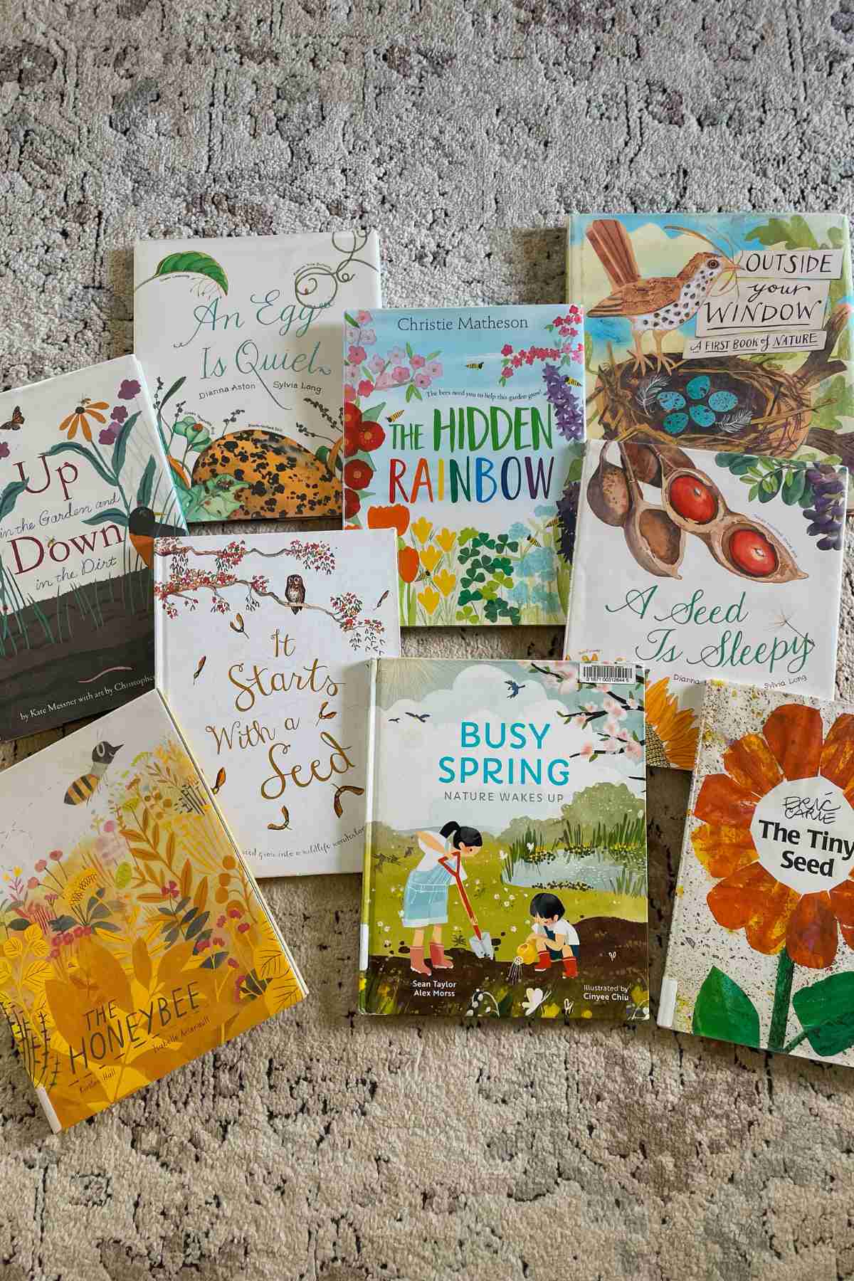 Spring garden picture books for kids