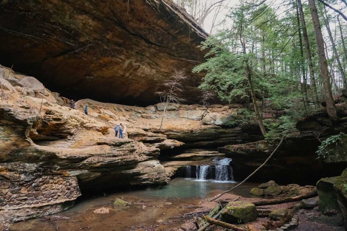 Old Man's Cave in Hocking Hills